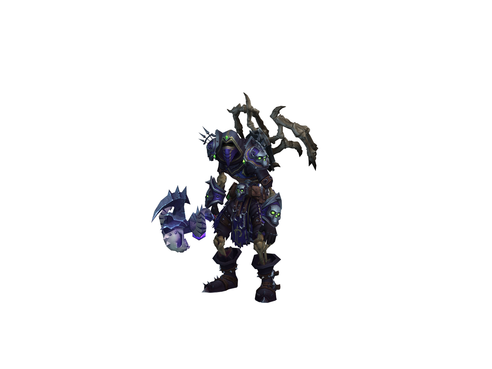 Asmodan 3D character render