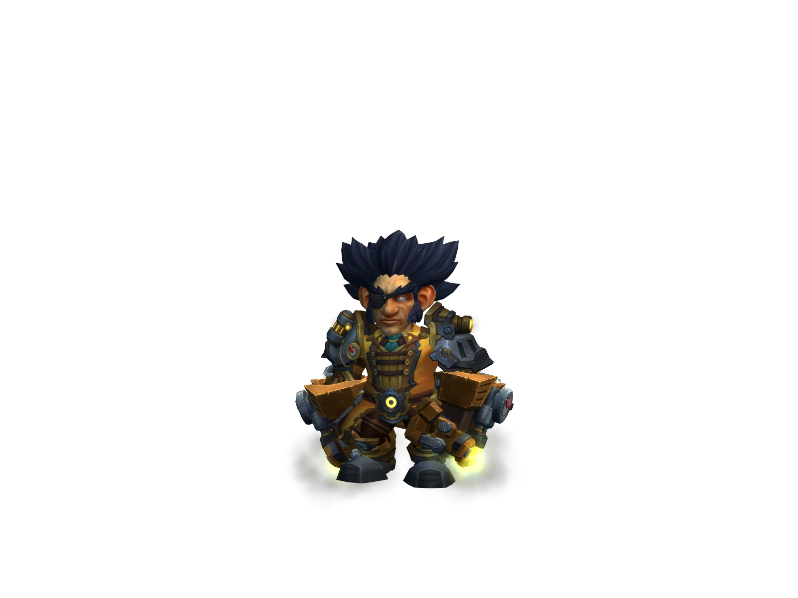 Pity 3D character render