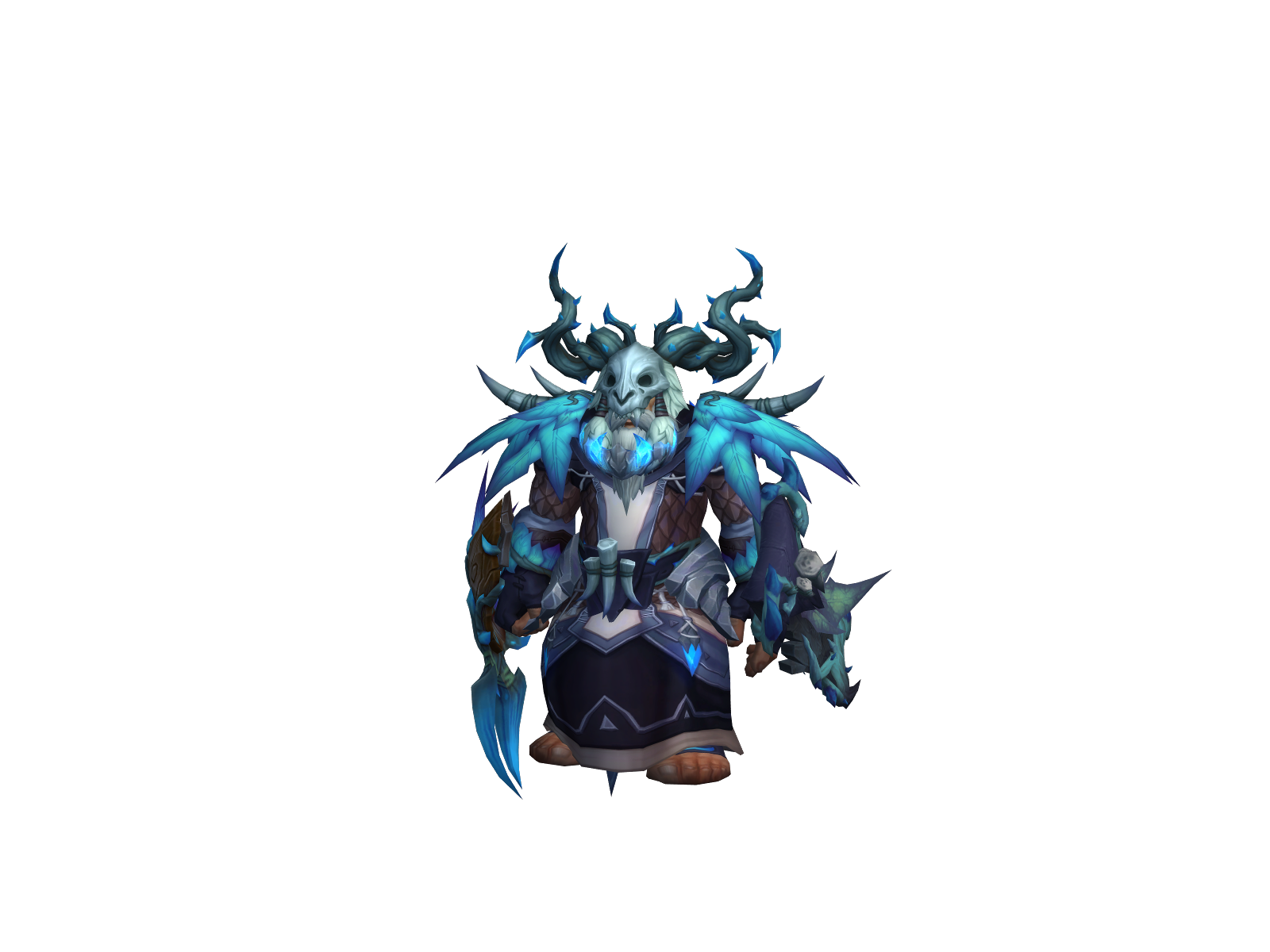 Pamping 3D character render