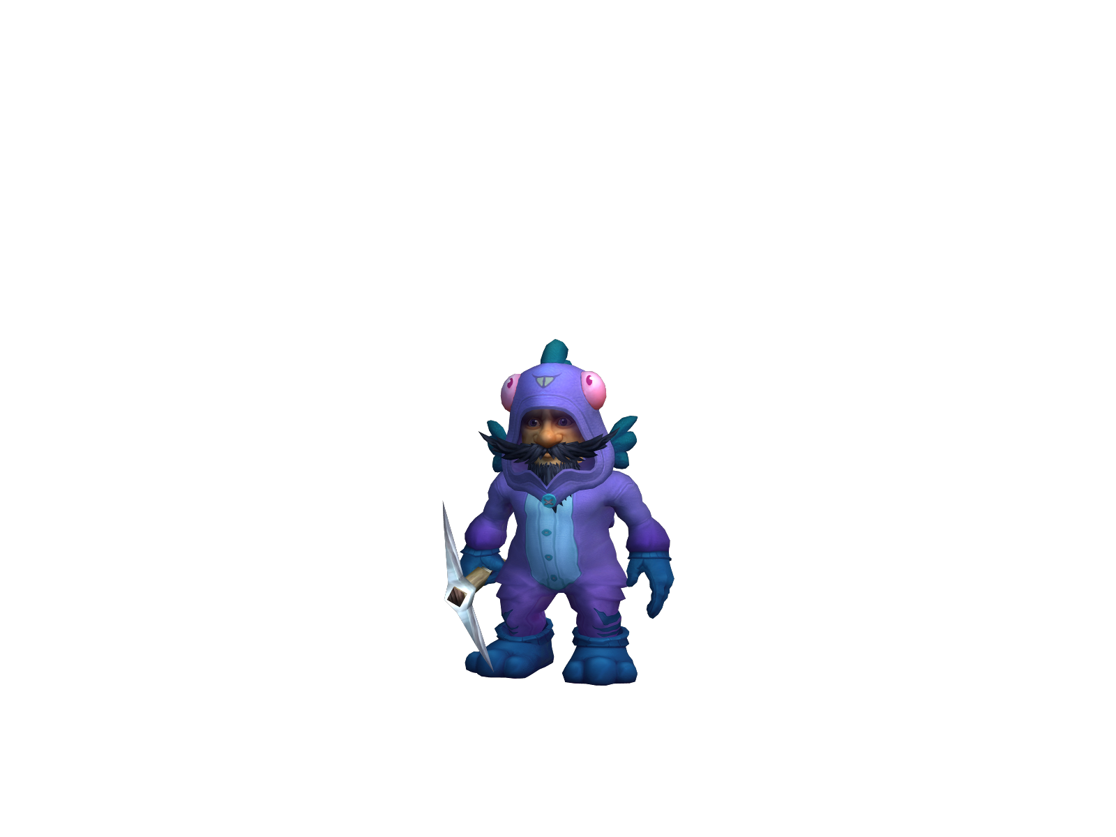 Gnujz 3D character render