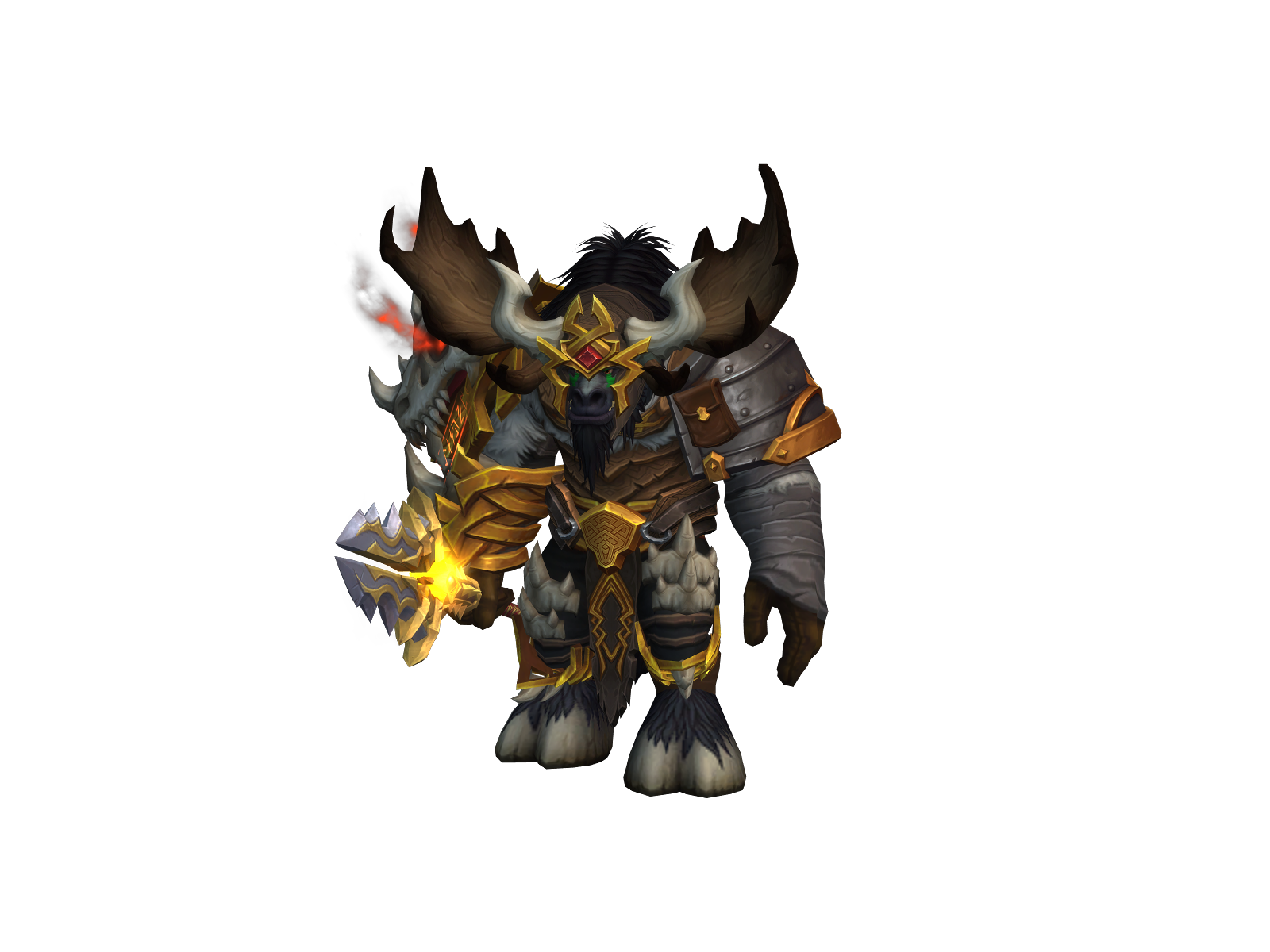 Meaty 3D character render