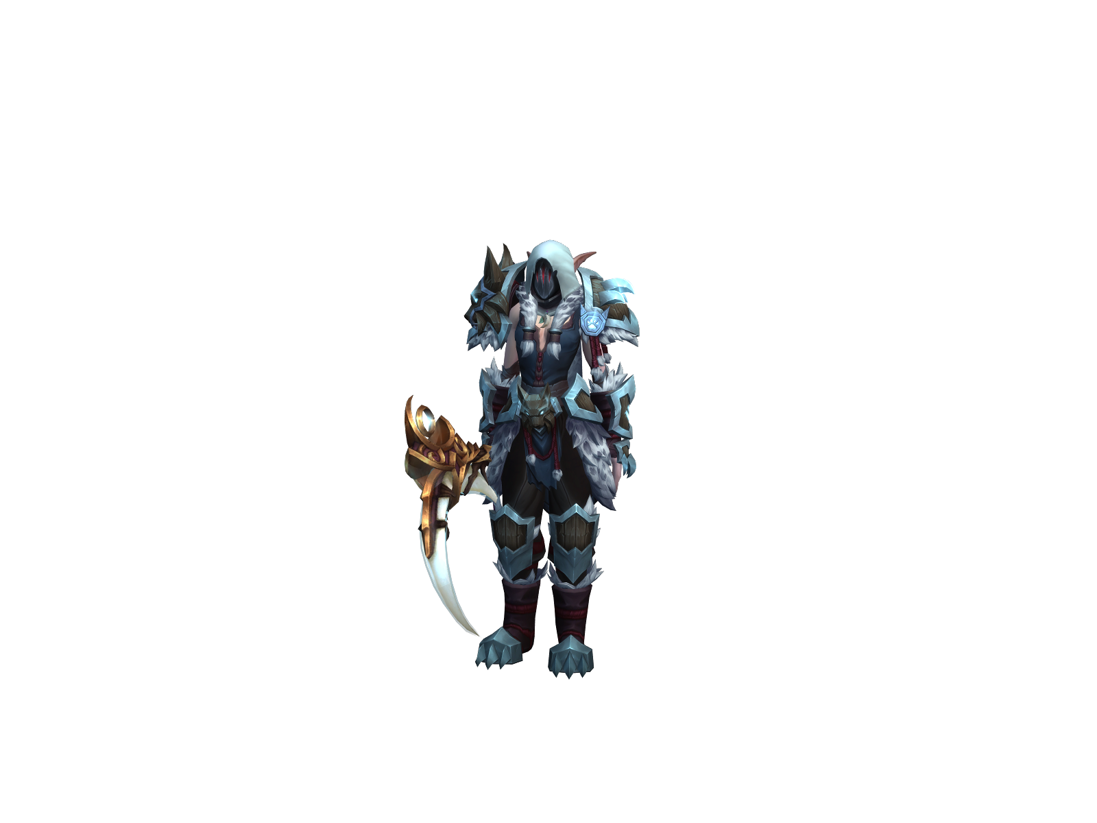 Hueso 3D character render