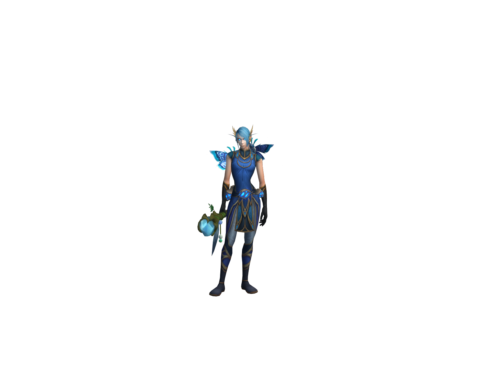Azali 3D character render