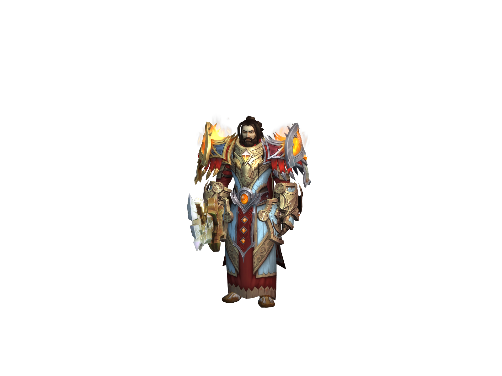 Fasfire 3D character render
