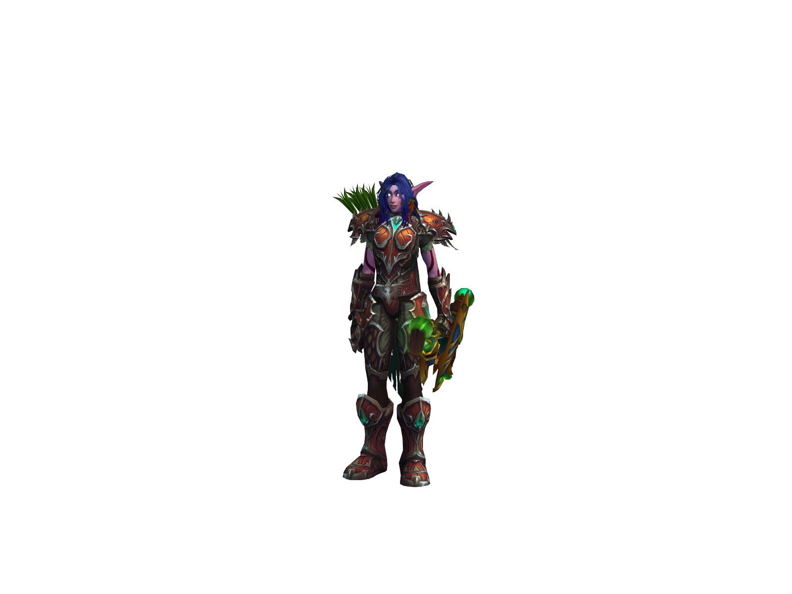 Aelynra 3D character render