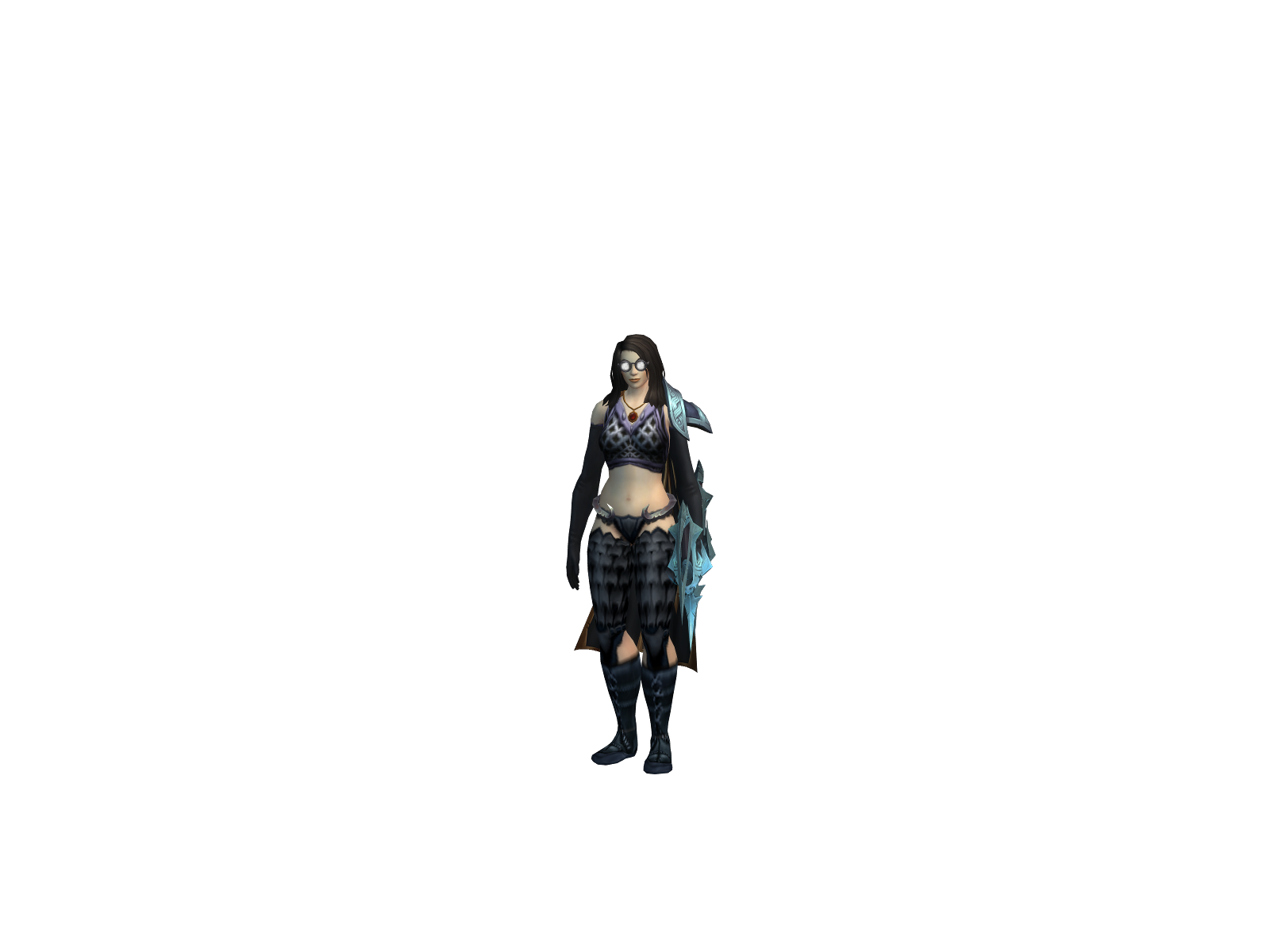 Vampi 3D character render