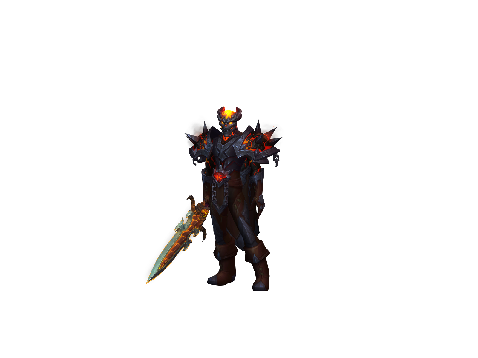 Sesshommaru 3D character render