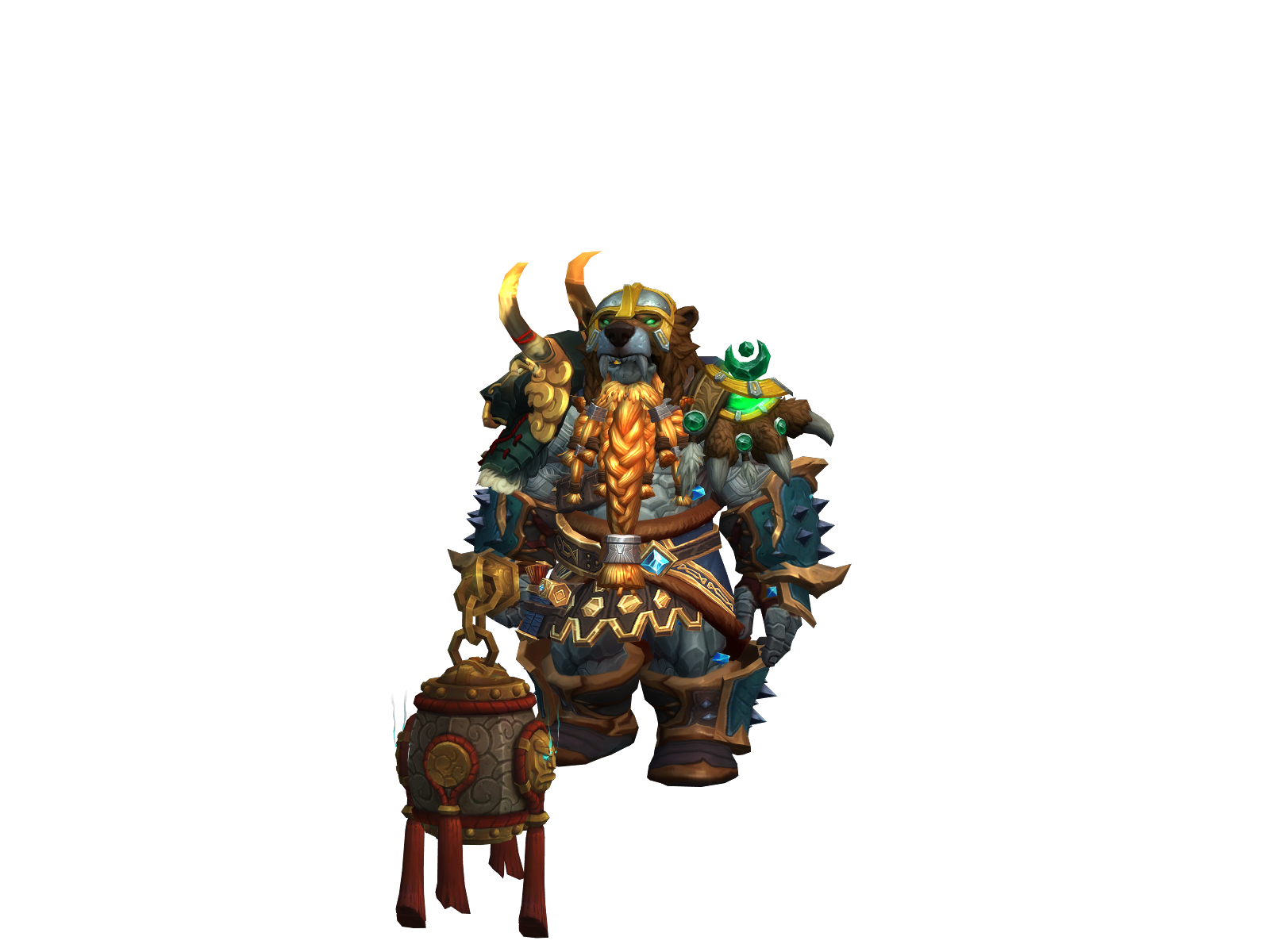Grogni 3D character render