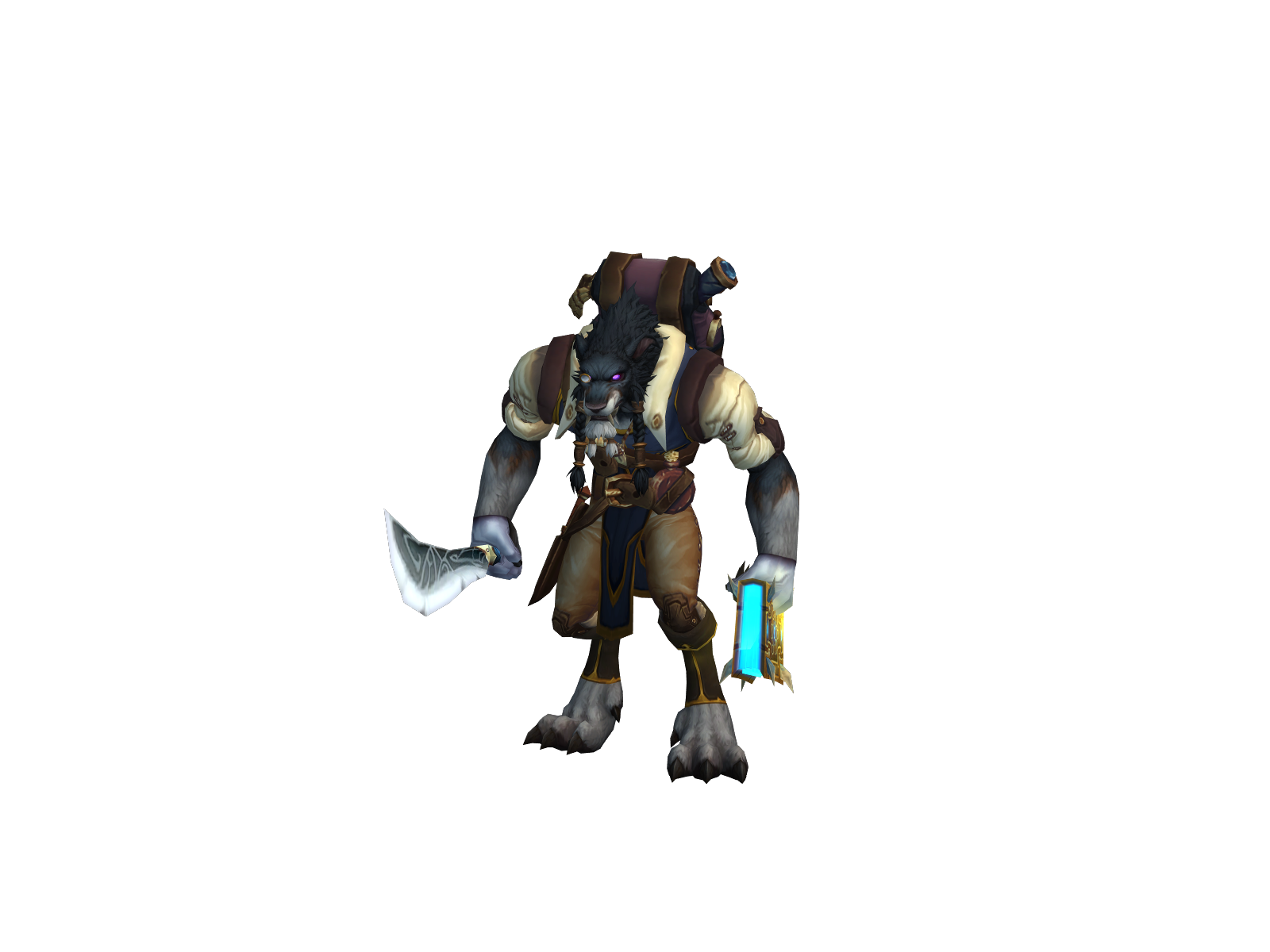 Tharagast 3D character render