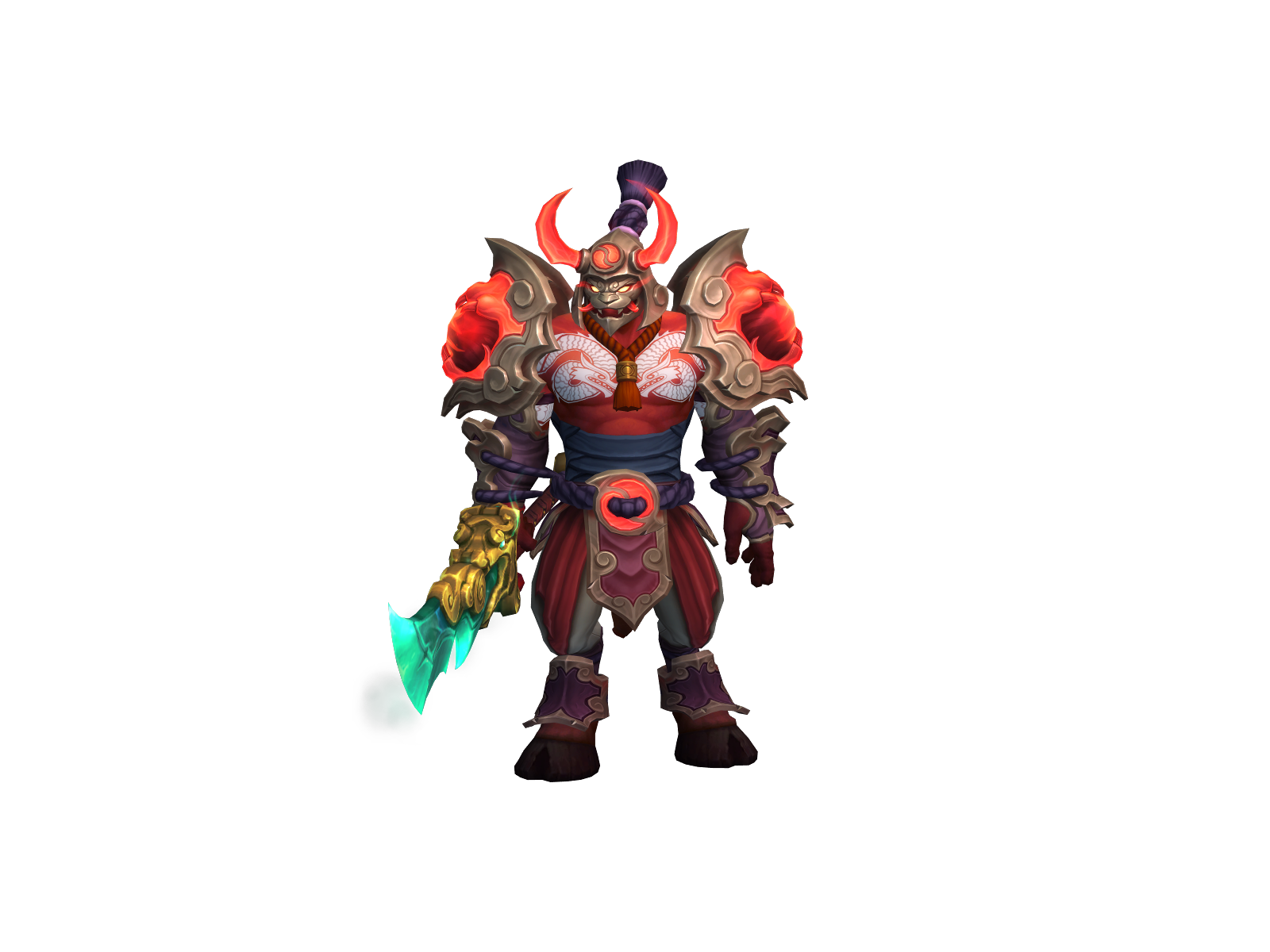 Aodan 3D character render