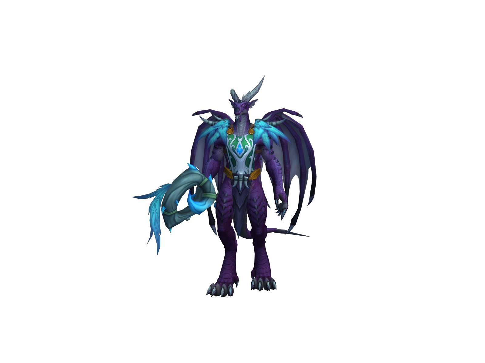 Dragembed 3D character render