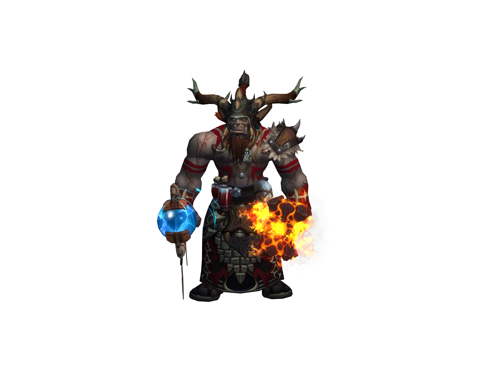 Manhuk 3D character render