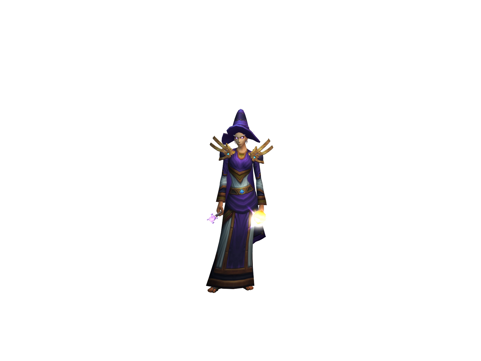 Polymollie 3D character render