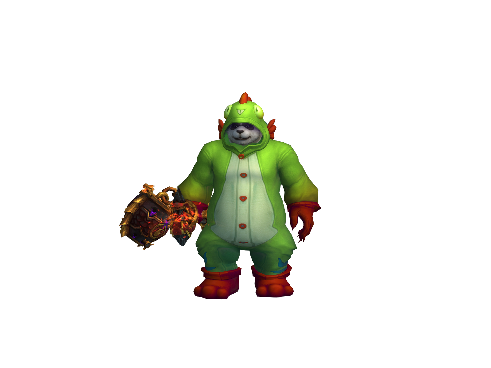 Poelwarrior 3D character render