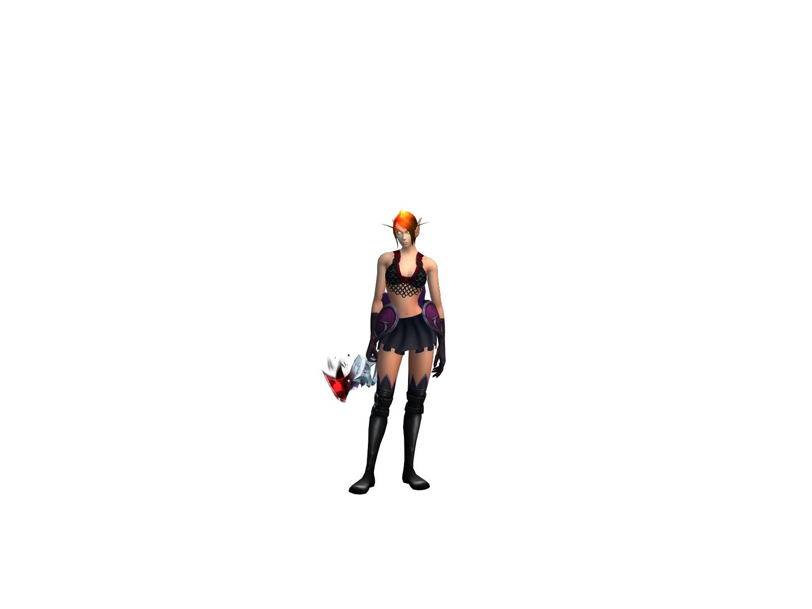 Yumíko 3D character render