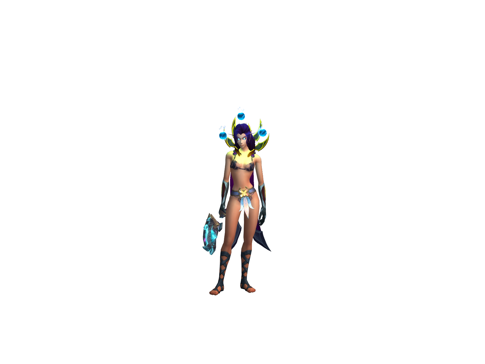 Astarteà 3D character render