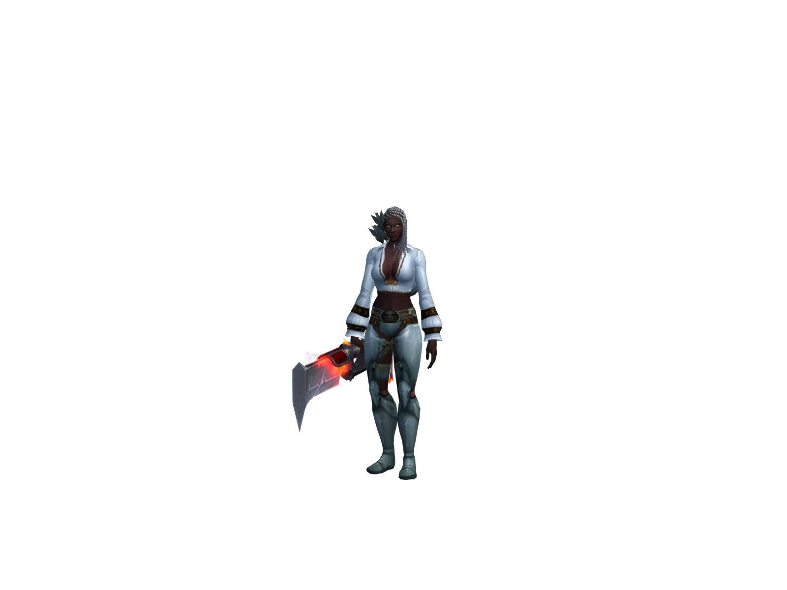 Hazster 3D character render