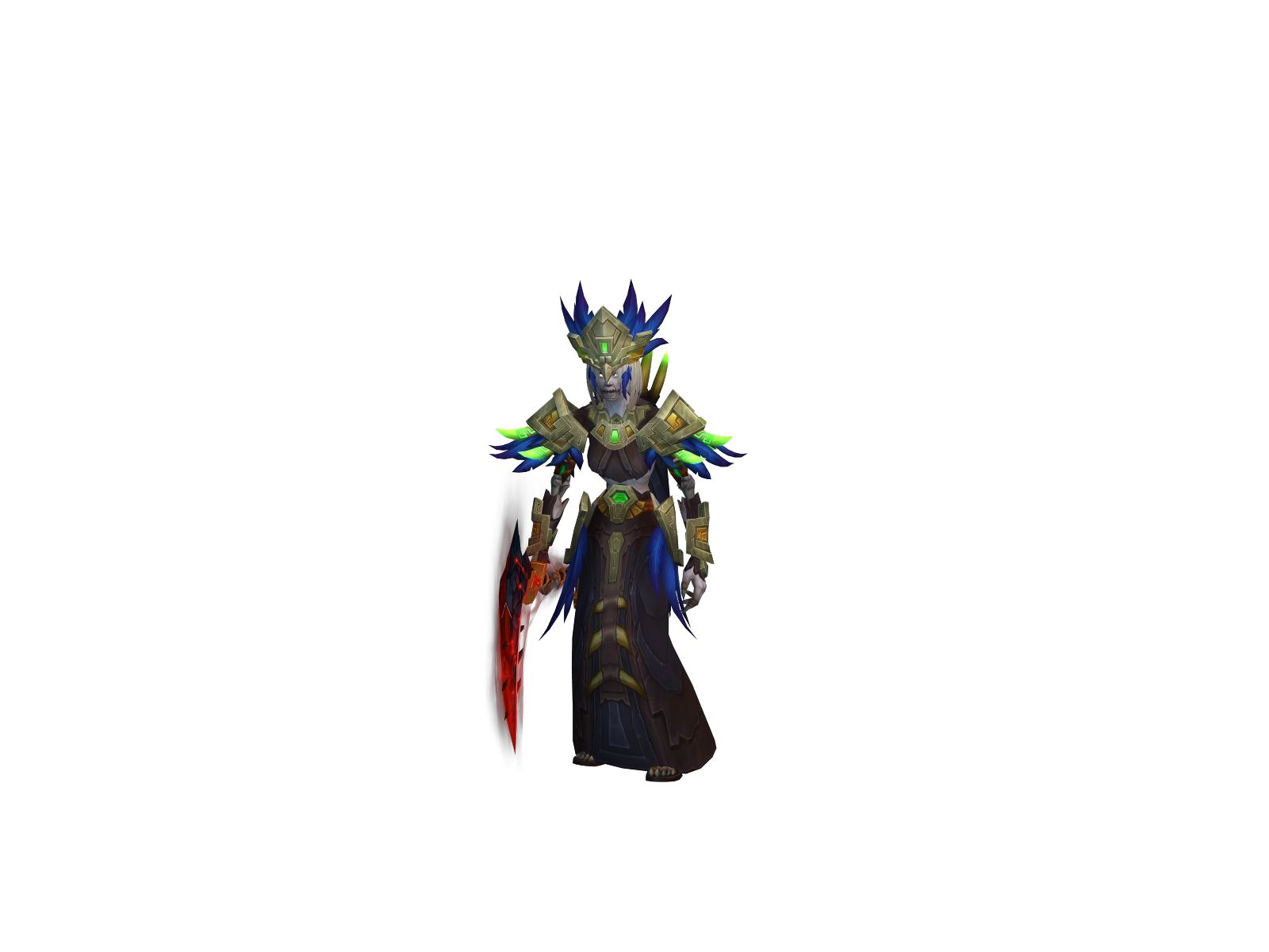 Lussil 3D character render