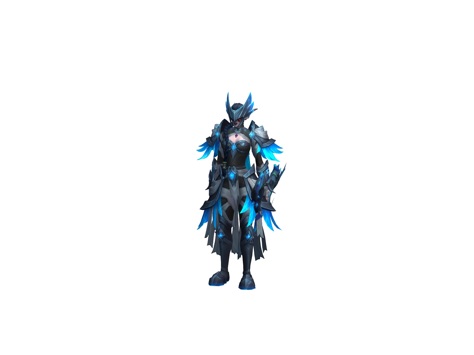 Dhamphir 3D character render