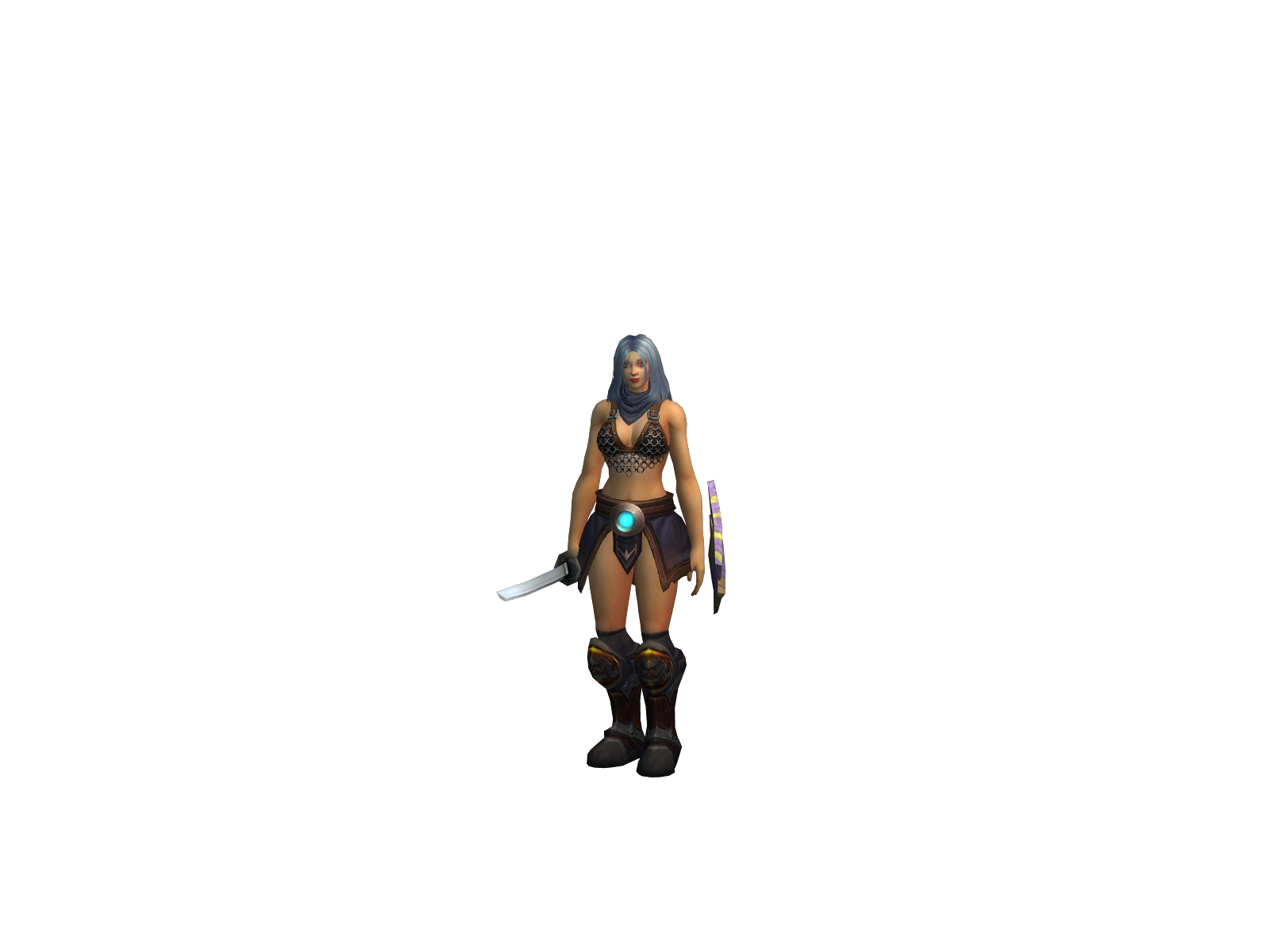 Gaalä 3D character render
