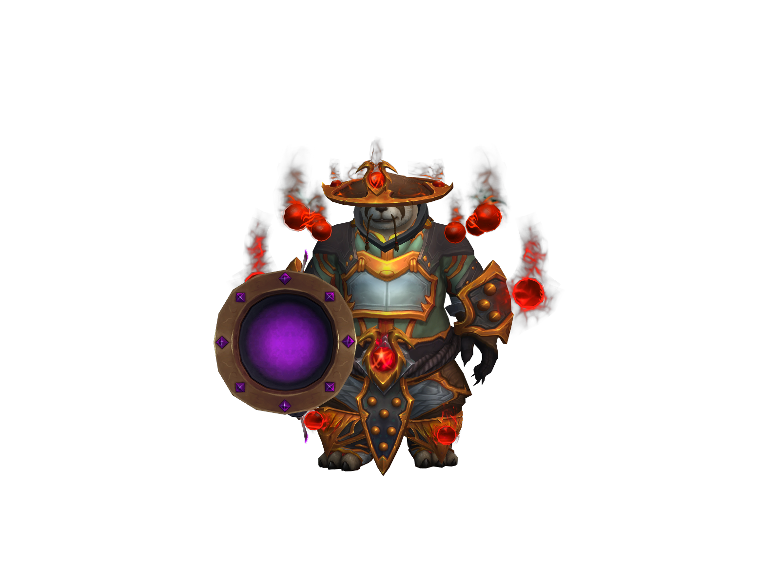 Crowshuan 3D character render