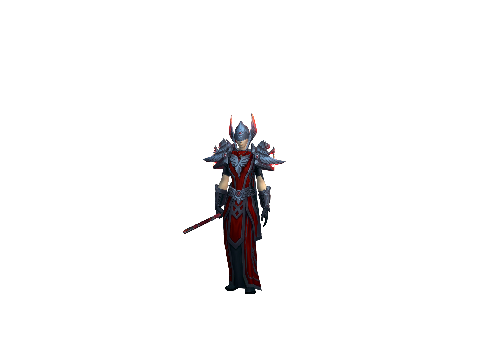Pygipriest 3D character render