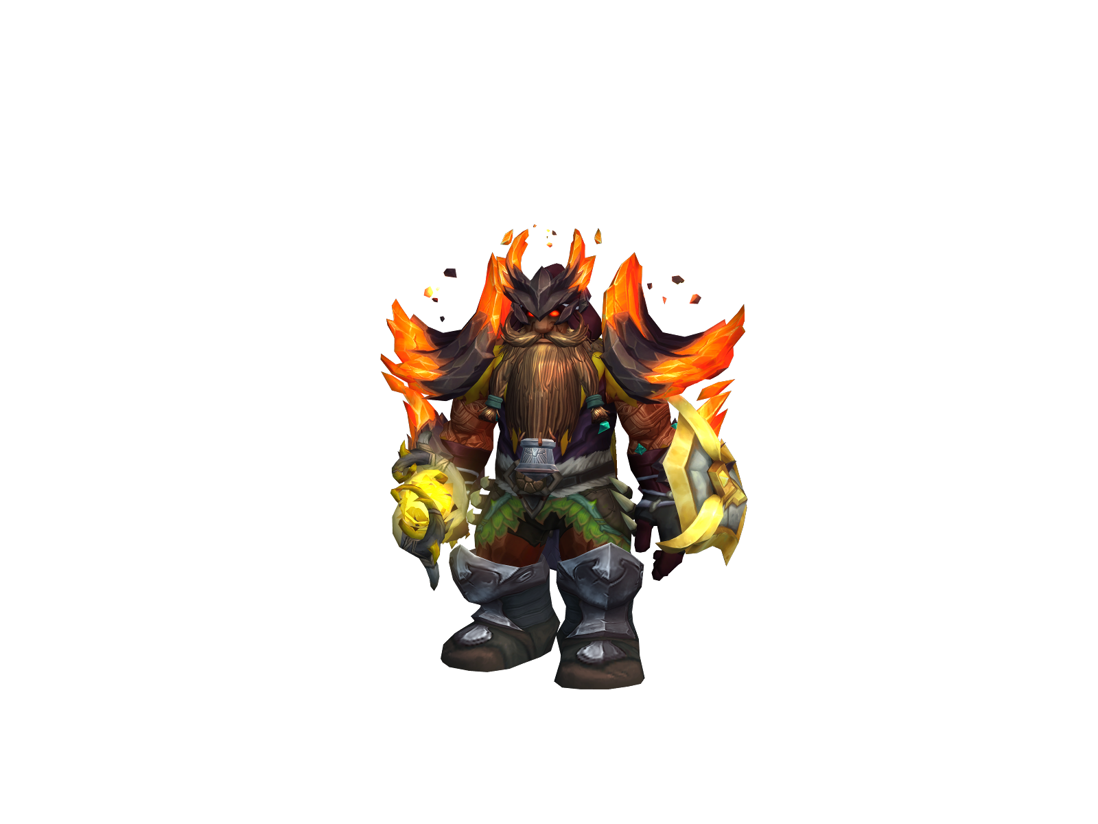 Scamaroja 3D character render