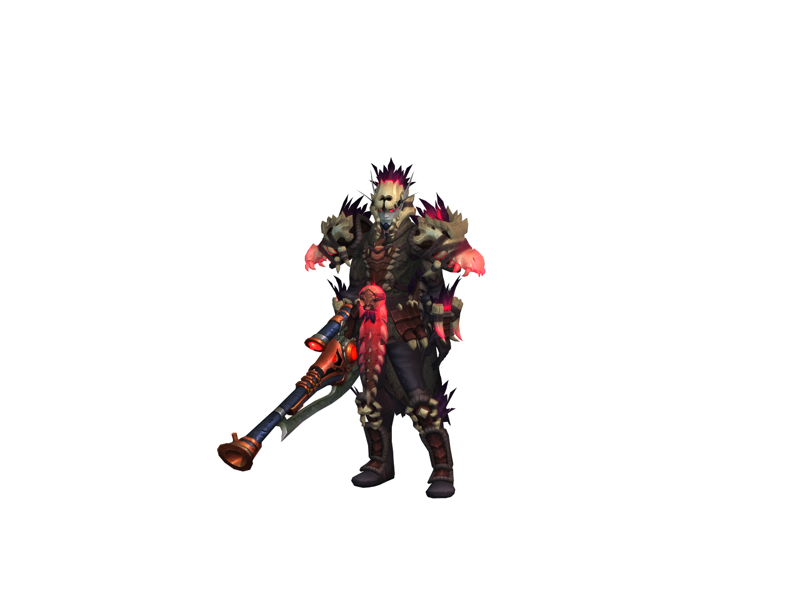 Mettatron 3D character render