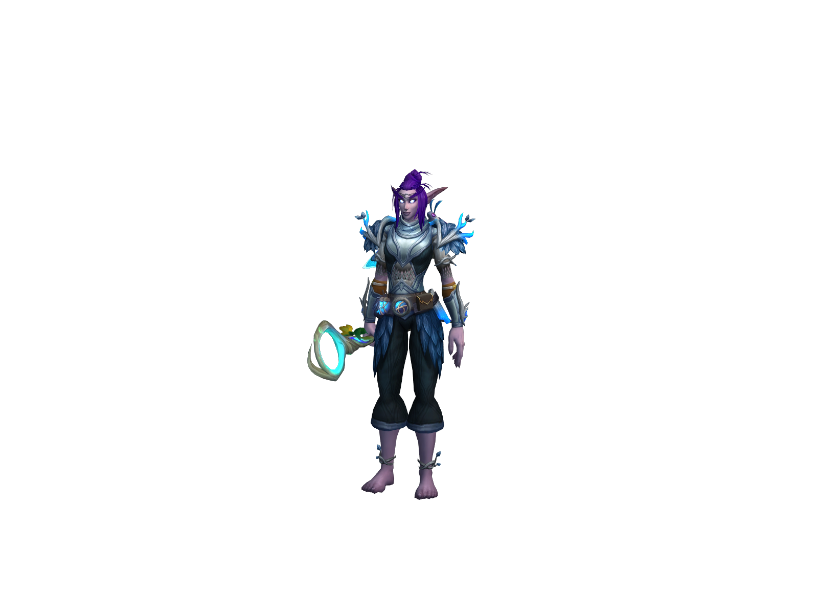 Padding 3D character render
