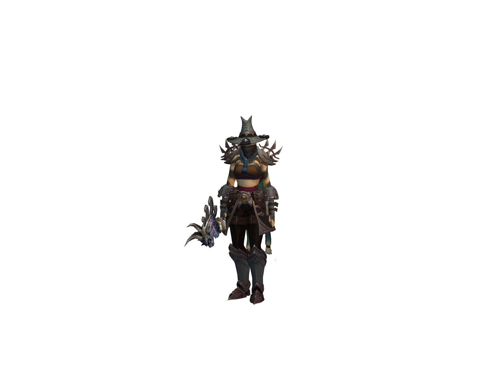 Shaolinmonja 3D character render