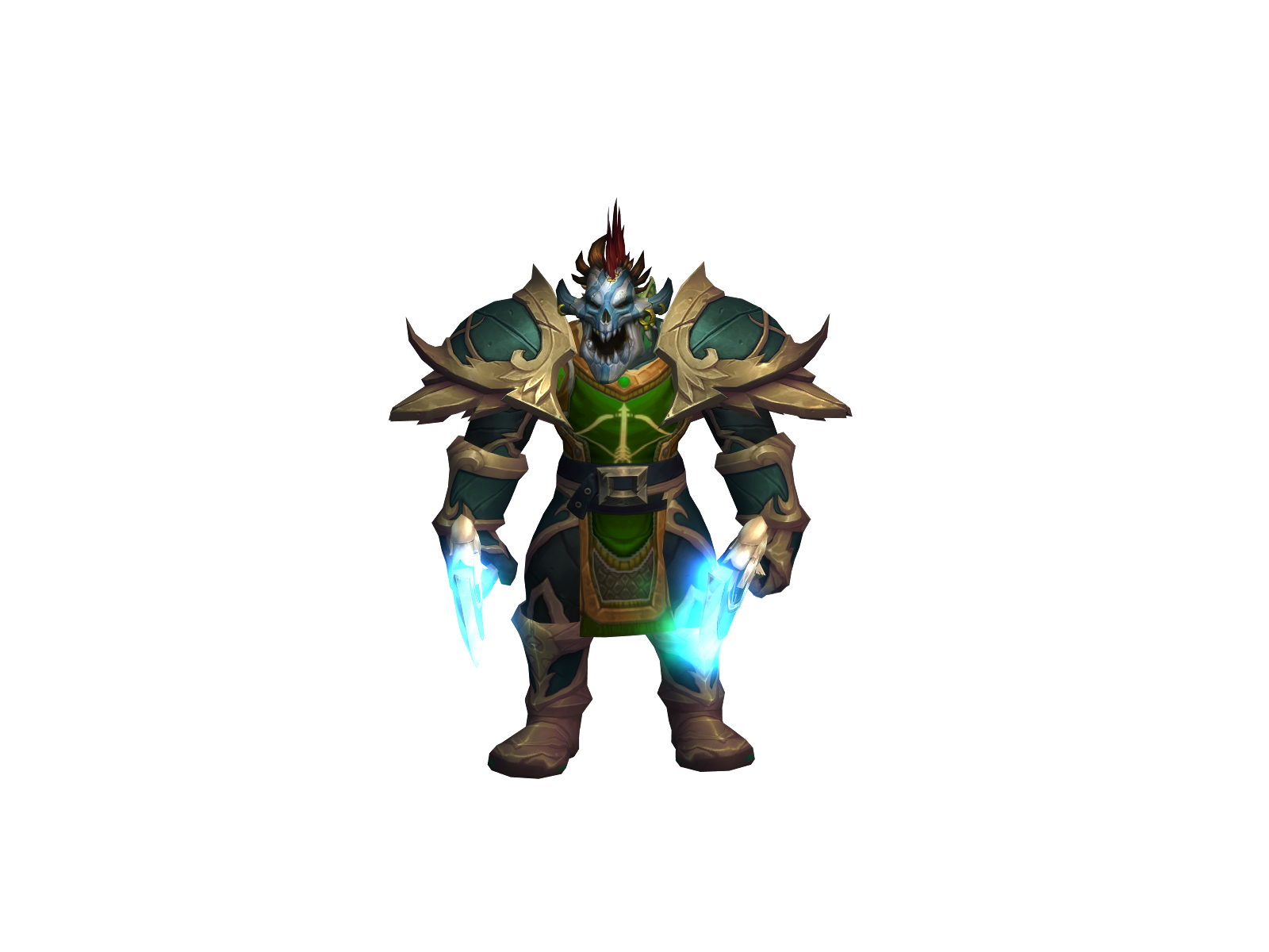 Gresenór 3D character render