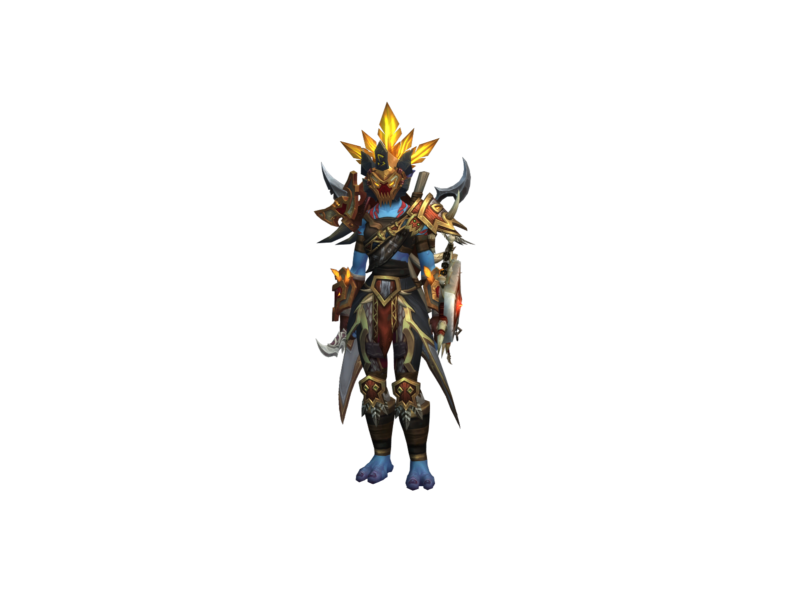 Amafalafa 3D character render