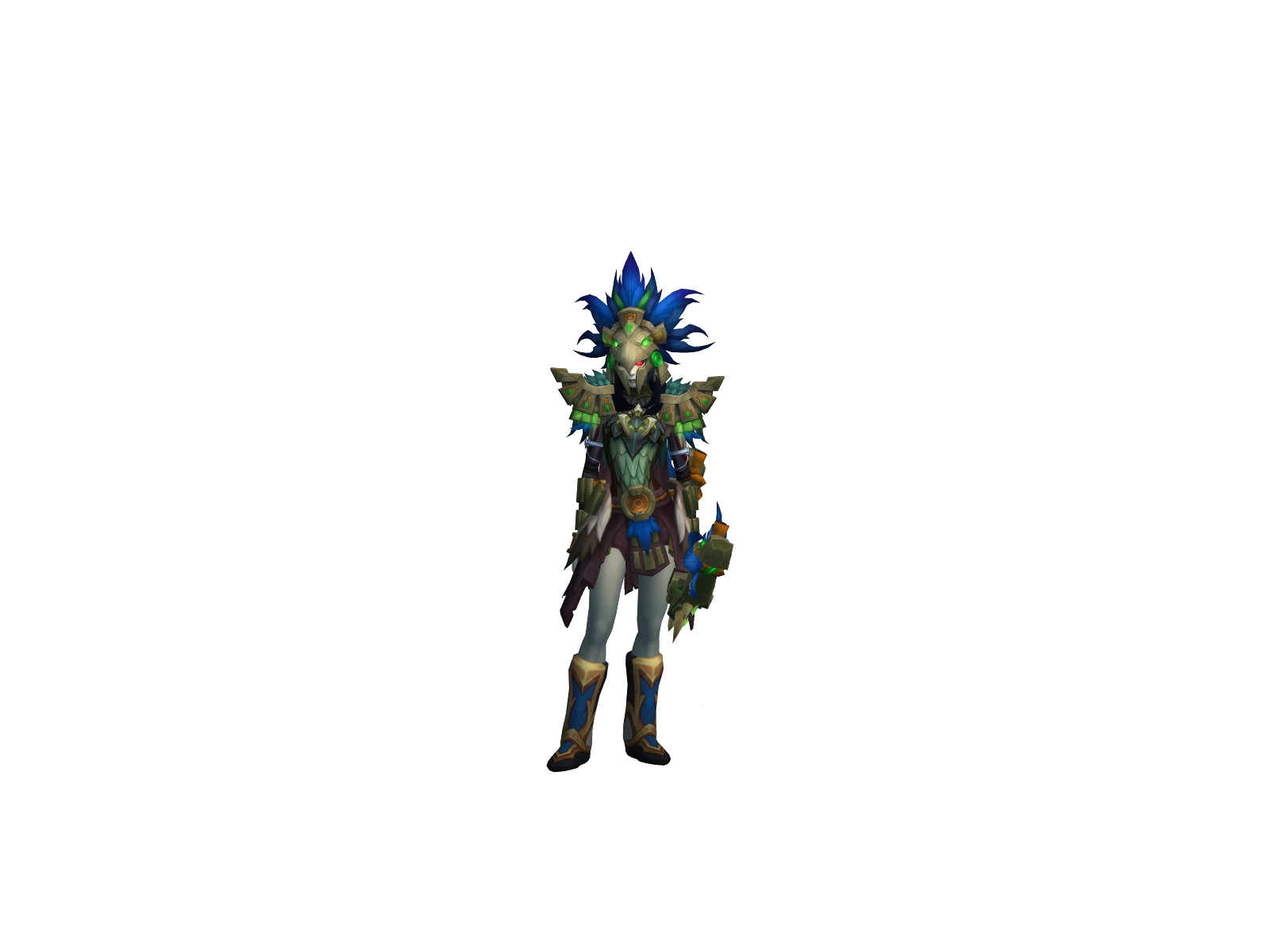 Sillyvanas 3D character render