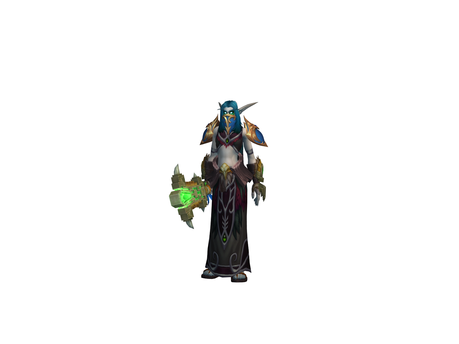 Azshale 3D character render