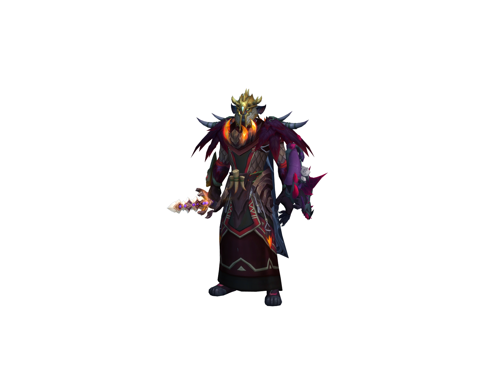 Naserax 3D character render