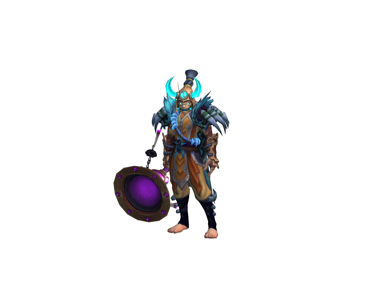 Asuraxstrike 3D character render