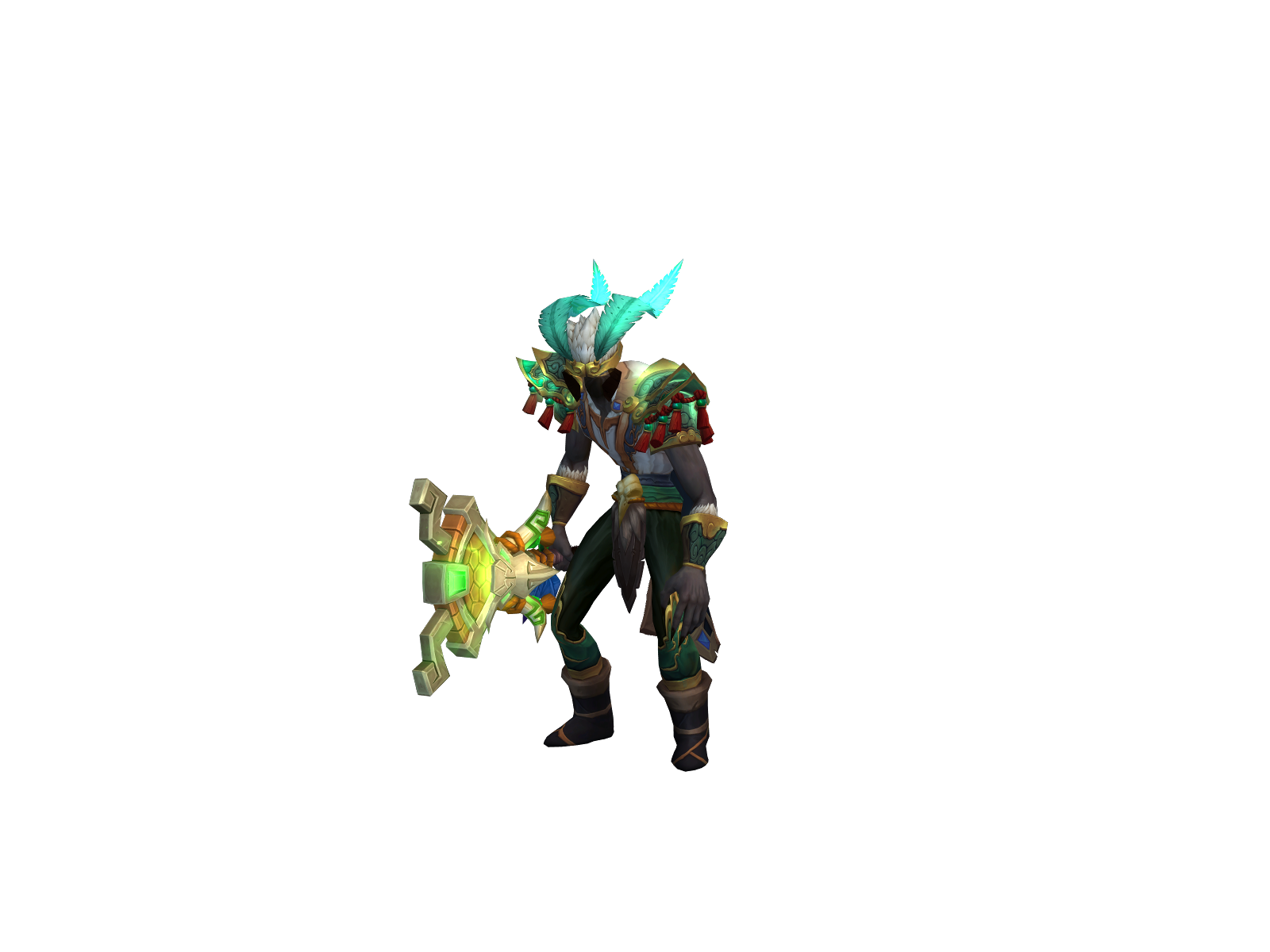 Kalash 3D character render