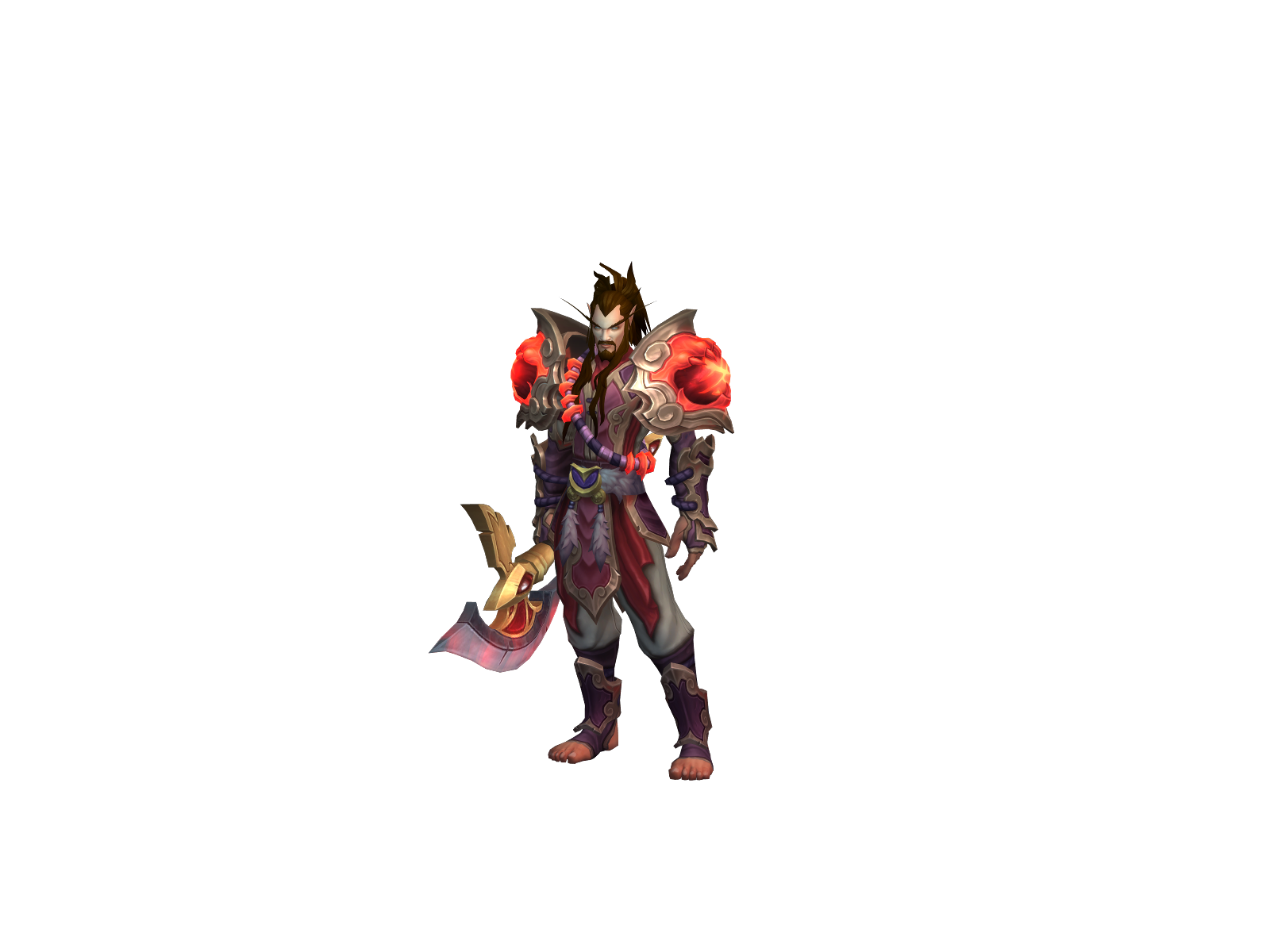 Aröndir 3D character render