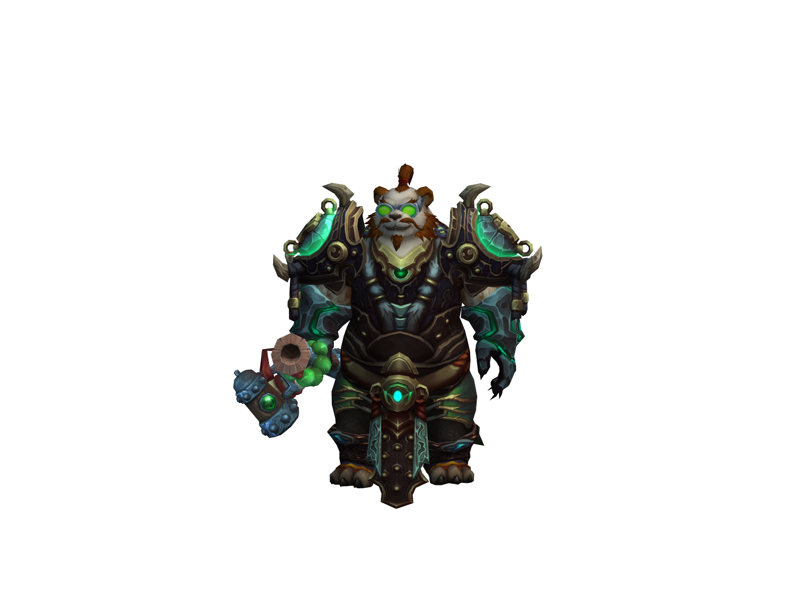 Montic 3D character render
