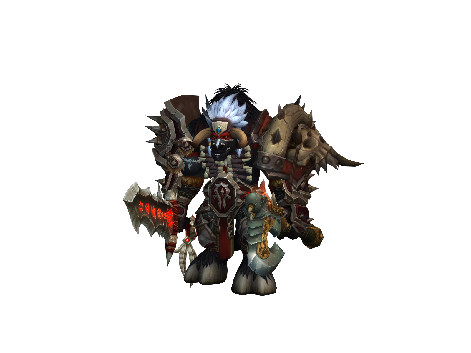 Saraki 3D character render