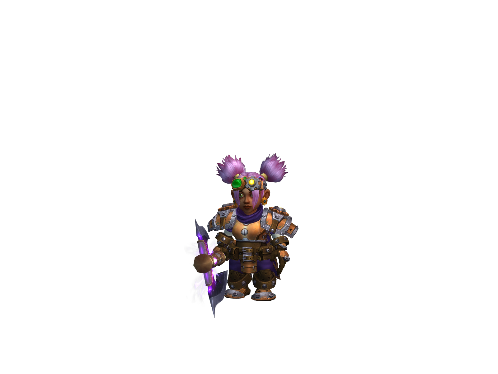 Piriway 3D character render