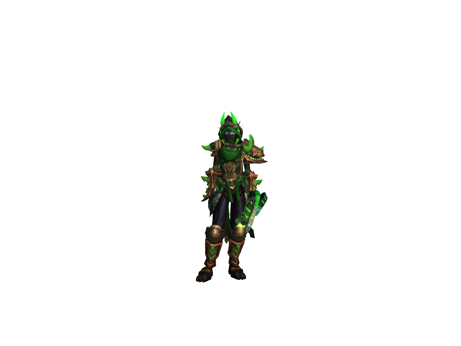 Drowind 3D character render