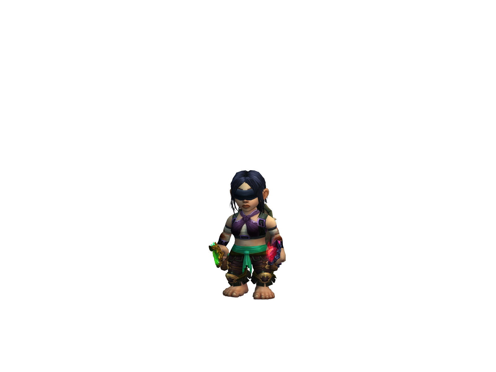 Qva 3D character render