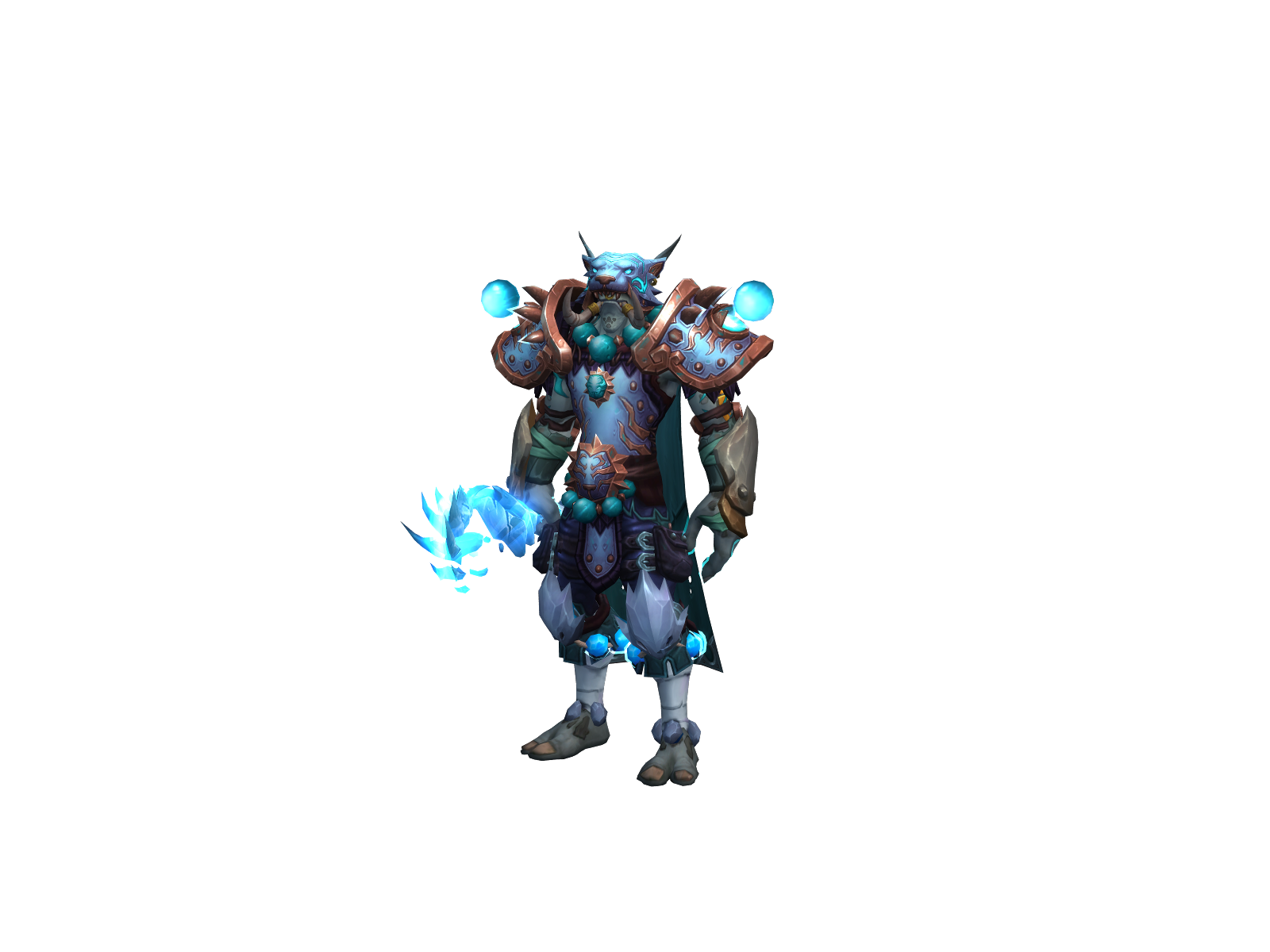 Kékojones 3D character render