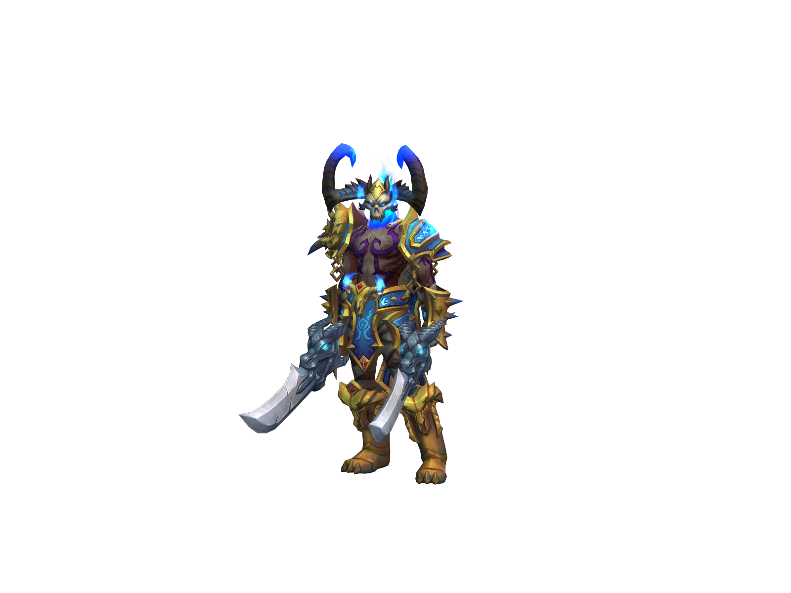 Demontrese 3D character render