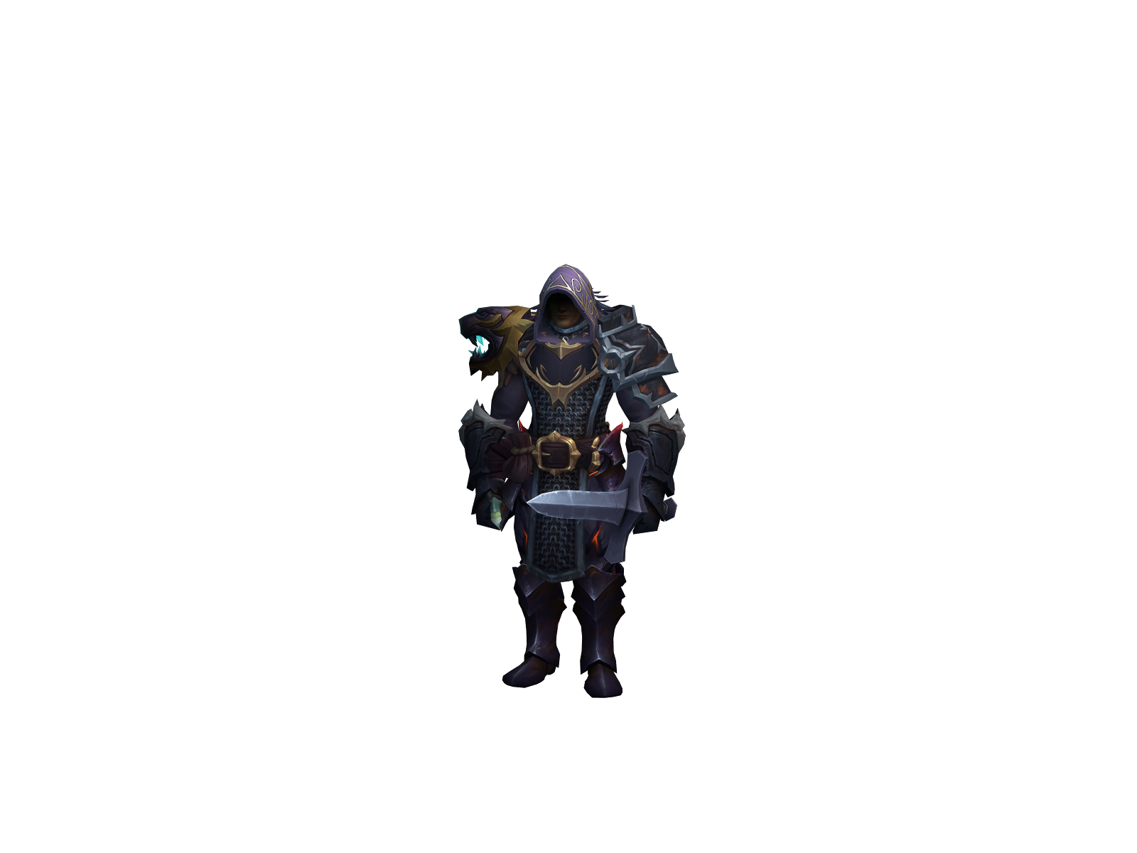 Ðragøwarlord 3D character render
