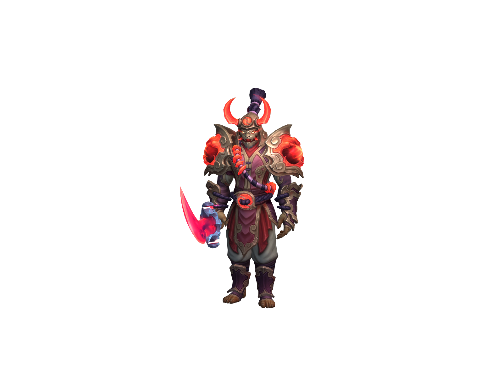 Fistokun 3D character render