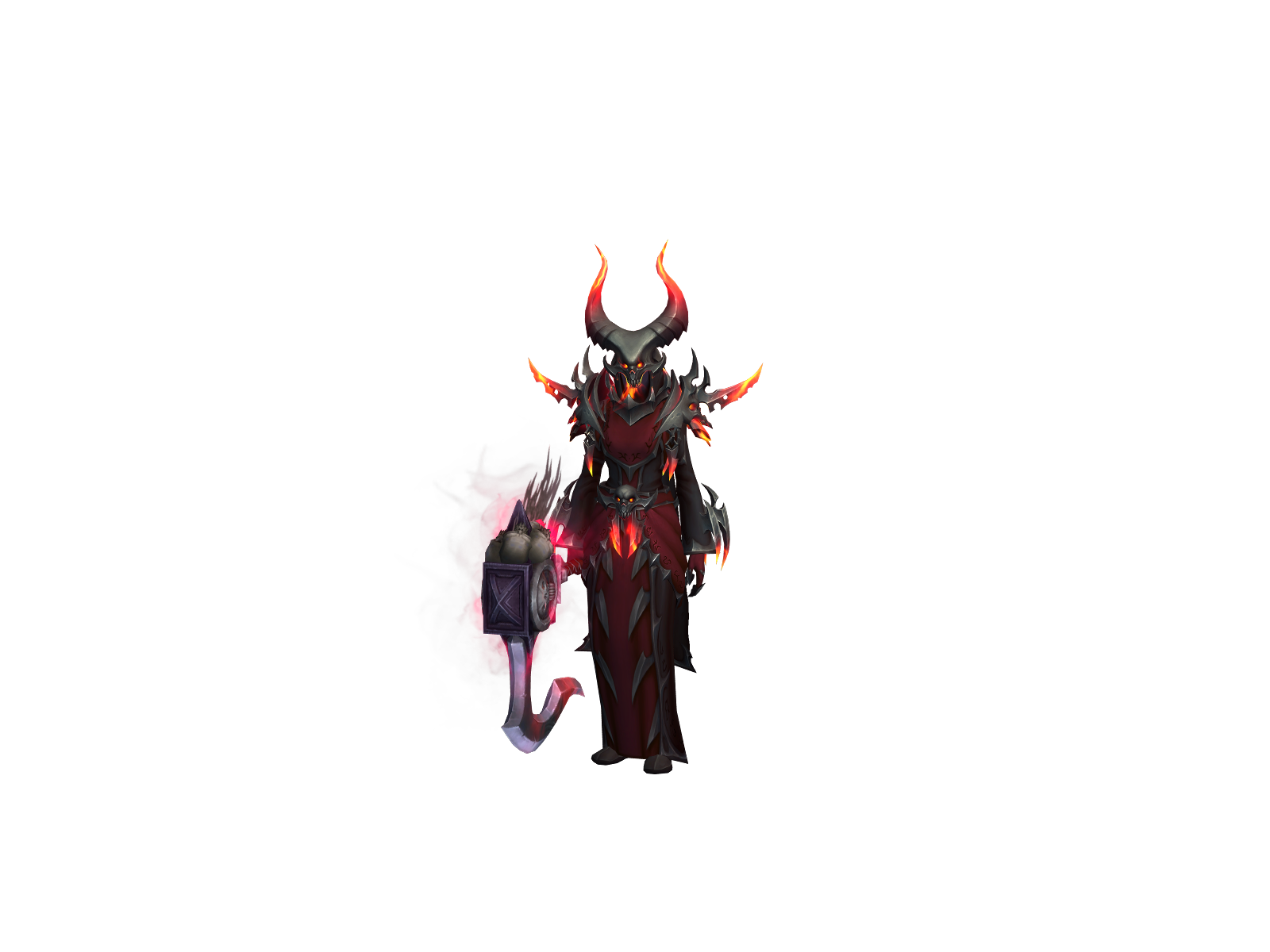 Deacrów 3D character render