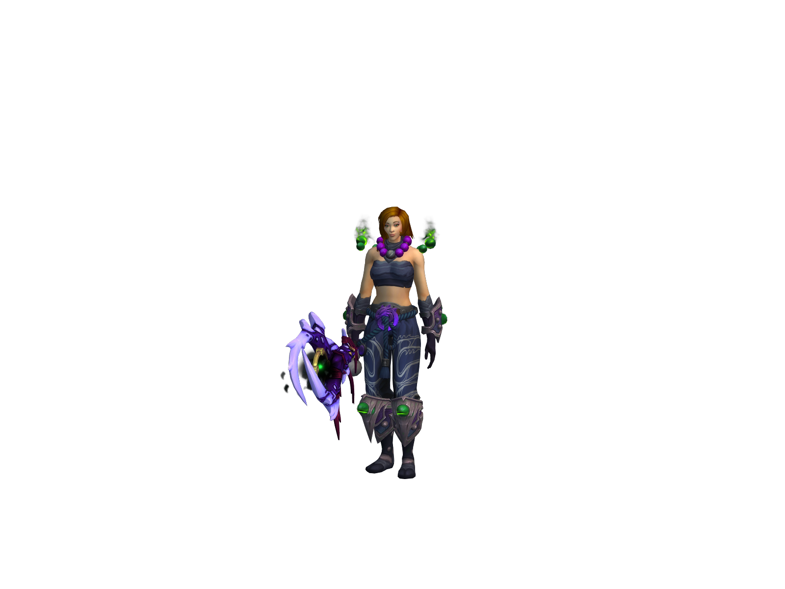 Saccharine 3D character render