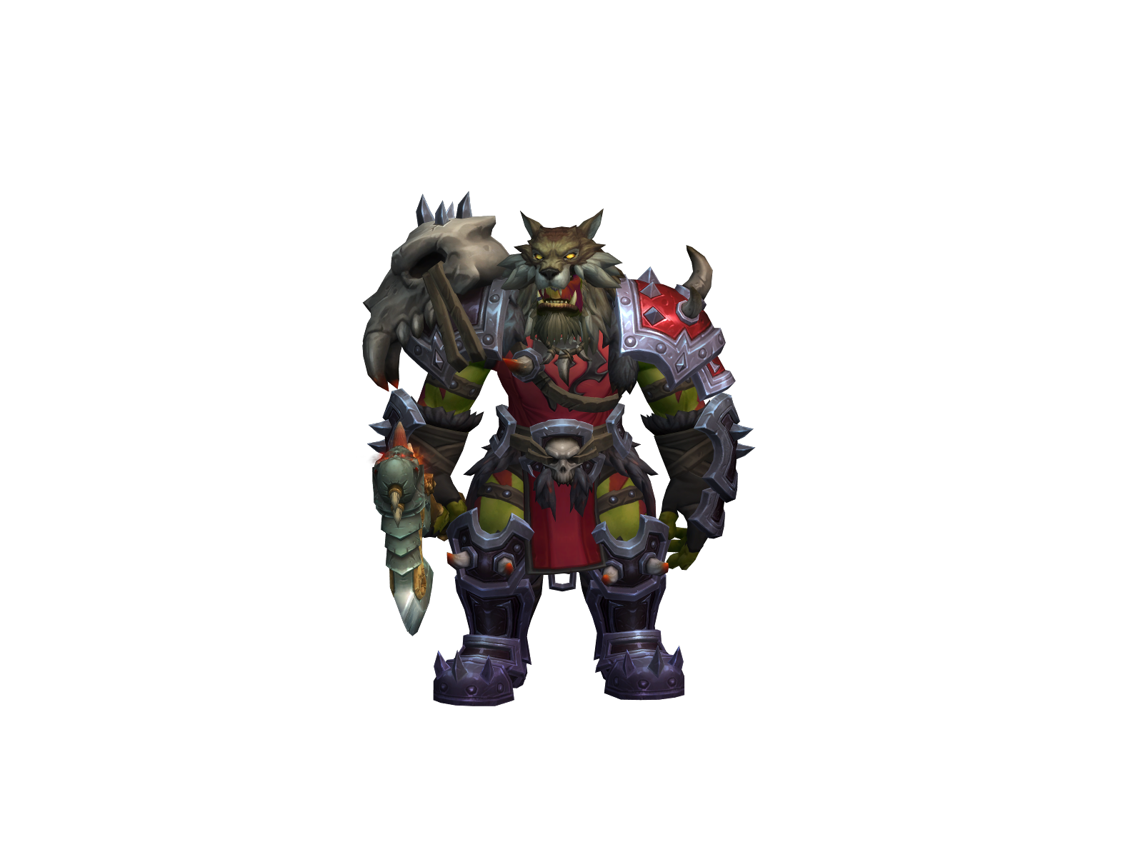 Bigbrutal 3D character render